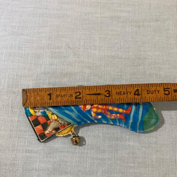 Vintage Christmas Hallmark Stocked With Joy Pressed Tin Keepsake Christmas 1992 - Picture 5 of 5